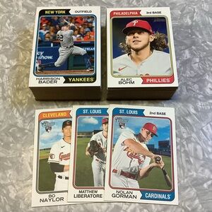 2023 Topps Heritage Baseball Card Lot (100)
